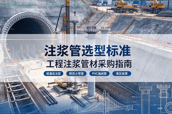 禄丰注浆管选型标准