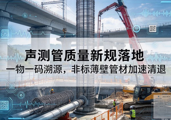 禄丰声测管质量新规落地，一物一码溯源，非标薄壁管材加速清退